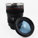 第6世代 キャノン カメラ 24~105ミリ レンズ型 保温 ステンレス マグカップ タンブラー ブラック 【インポート】